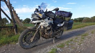 Motorradtour mit Zelt, Nordde...