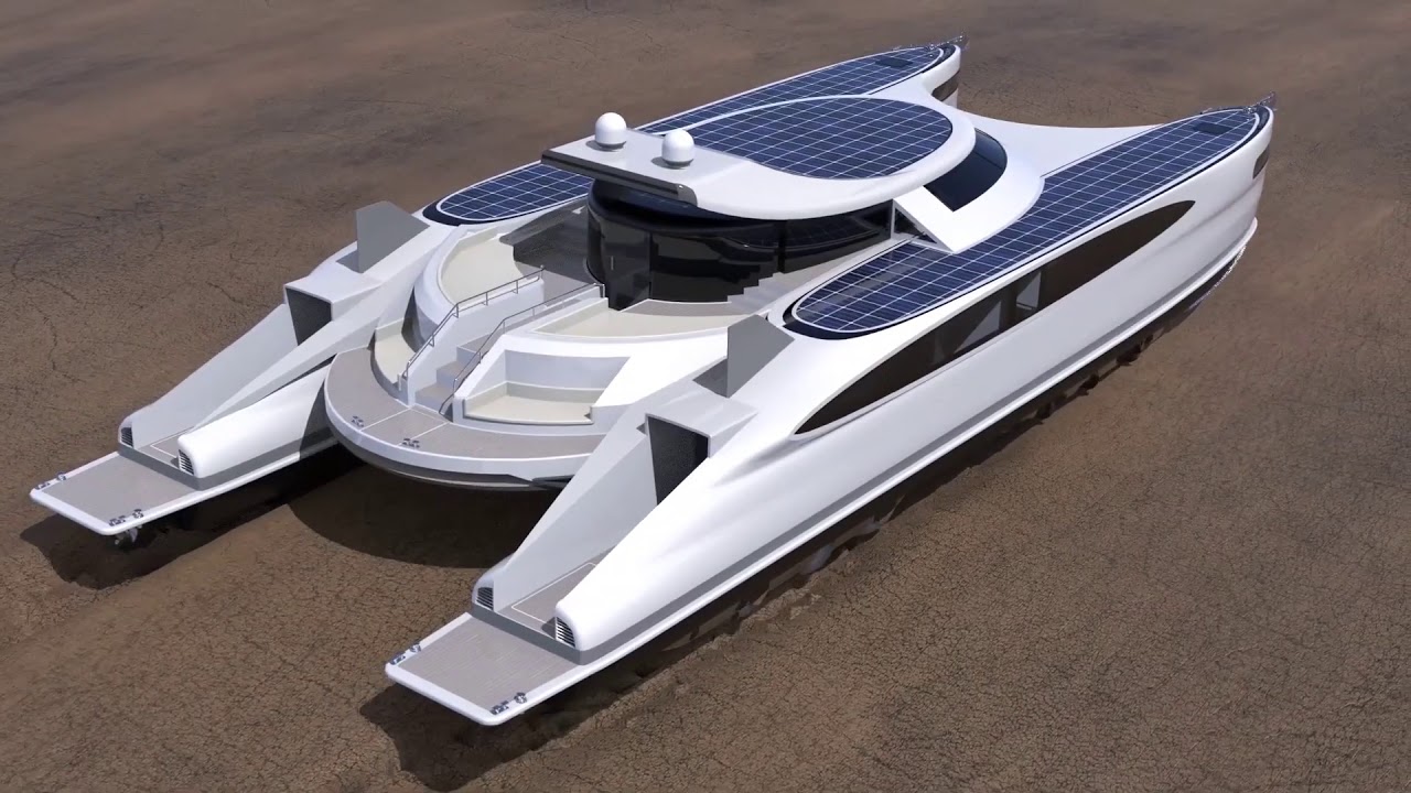 solar hybrid yacht