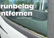 Grünbelag/Moos am Kastenwagen schonend entfernen