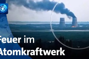 Krieg gegen die Ukraine: Feuer in Atomkraftwerk Saporischschja