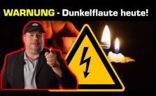 ACHTUNG Warnung Heute! Dunkel...